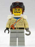 LEGO adv004 Baron Von Barron with Brown Flying Helmet