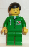 LEGO oct014 Octan - Green Jacket with Pen, Green Legs, Black Male Hair