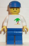 LEGO trn036 Palm Tree - Blue Legs, Blue Cap